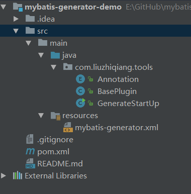 GitHub - 2425358736/mybatis-generator-demo: mybatis-generator 使用 及 ...